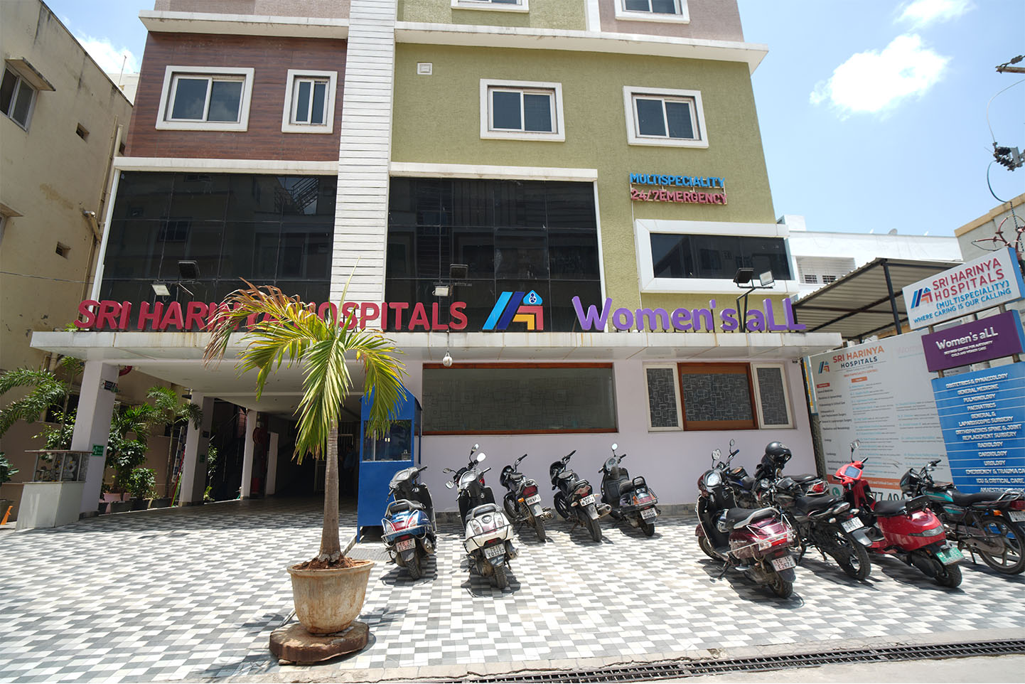 Hospital infrastructure at Sri Harinya Hospitals