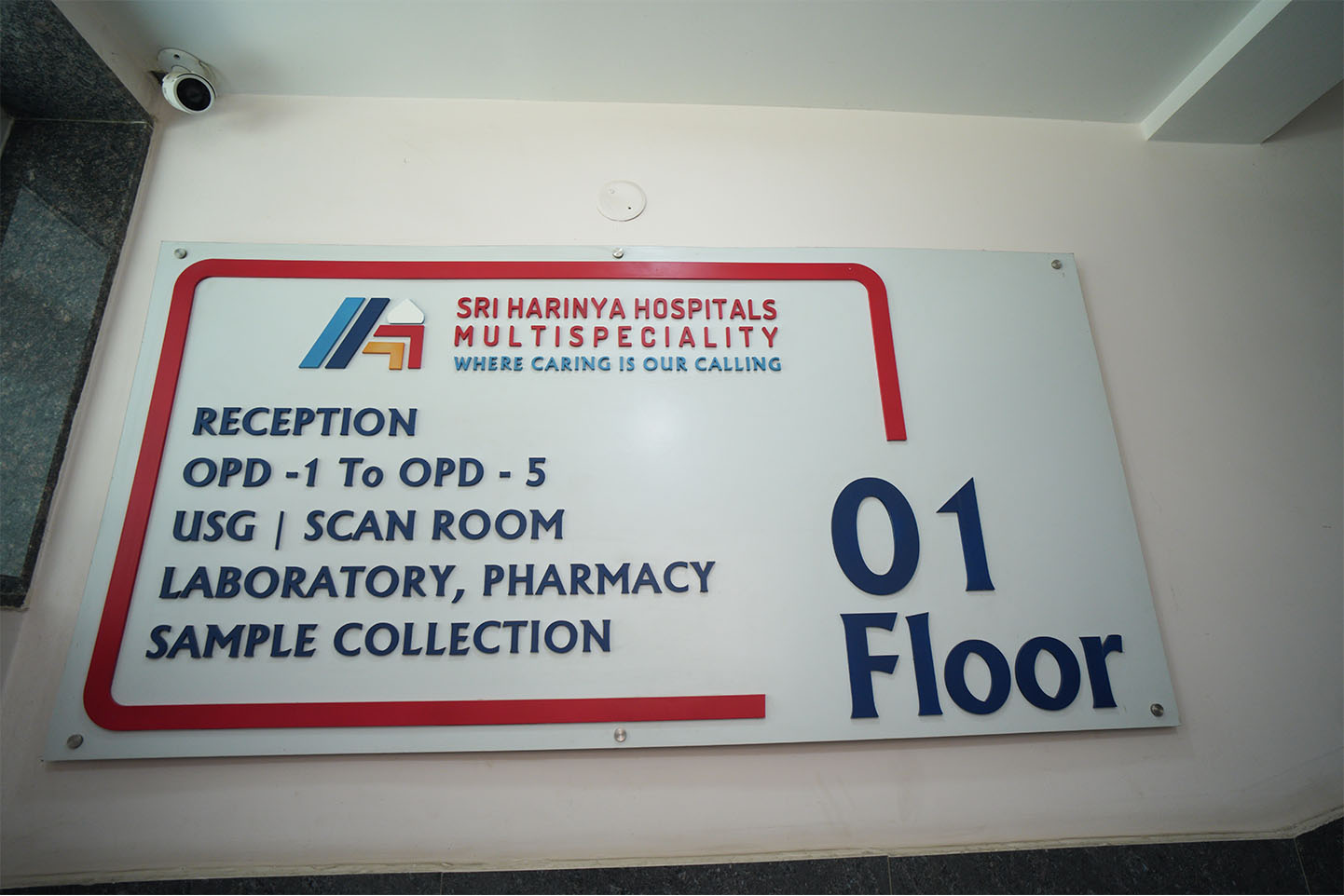 Medical facilities at Sri Harinya Hospitals, Ameenpur