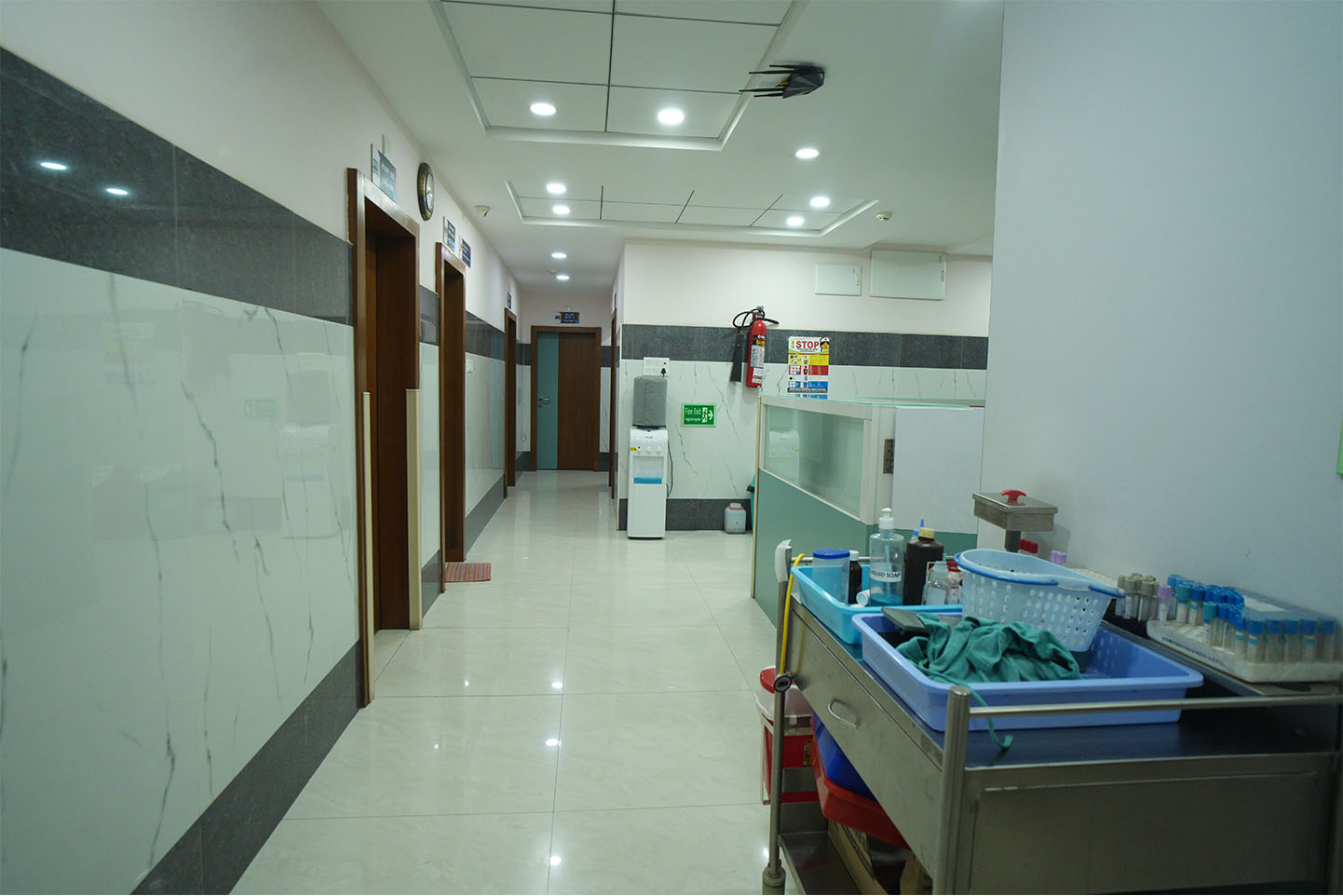 Medical facilities at Sri Harinya Hospitals, Ameenpur